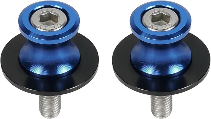 Blue Swingarm Spools Sliders Compatible with GSXR GSX R GSX S S1000RR 2019 2023 - Image 1